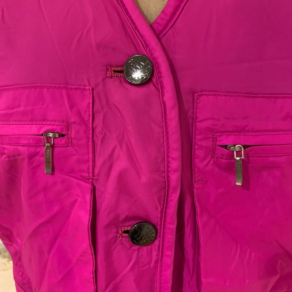 Sporty pink vest lined with fleece - Picture 3 of 9